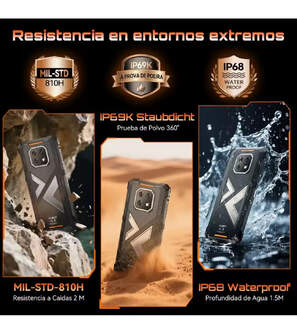 SMARTPHONE CUBOT KING KONG ES 3 6/256 6,74%%%quot; NEGRO