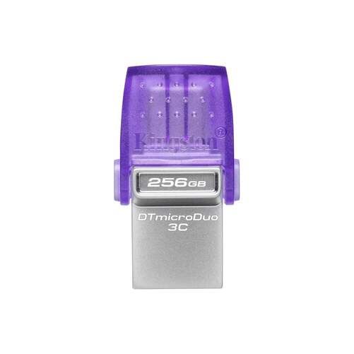 Memoria USB Kingston Dual - 256 GB, 200 mb/s lectura, USB tipo A 3.2 Gen 1