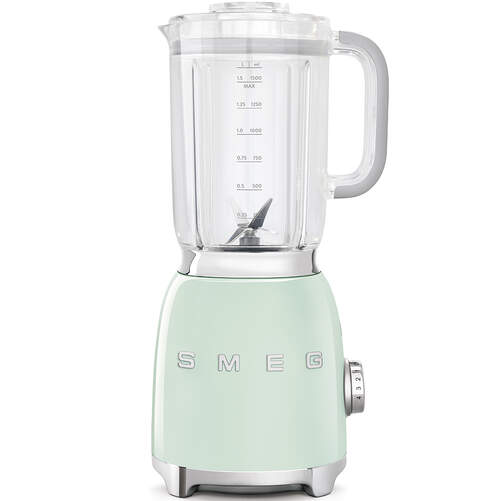 Batidora Vaso Smeg BLF01PGEU Verde - 800W, Jarra 1.5 Litros, 3 Funciones