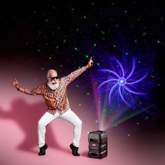 ALTAVOZ NGS WILDCLUB PORTATIL 80W CON LUCES LASER