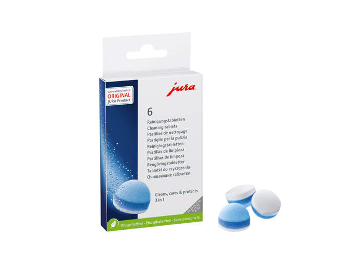Accesorio Jura Pastillas Limpieza 24225 - 3 Fases, 6 Unidades