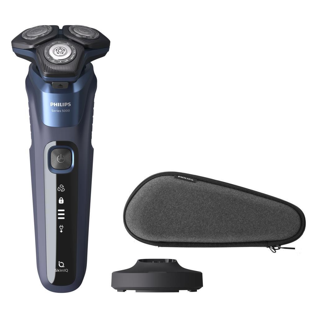 Afeitadora Philips S5585/35 Wet & Dry - Batería 60min, SteelPrecision