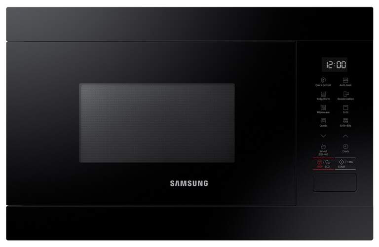 Microondas Integrable Samsung MG22M8254AK - 850W + Grill, 22 Litros, 6 Potencias, Negro