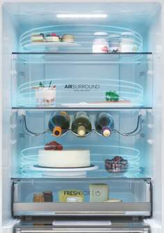 FRICOM. HAIER HDW3618DNPK 185x60x67 NF WIFI INOX