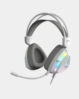 TECLADO RATON ALFOM AURICULAR KROM KLASS BLANCO