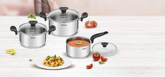 BATERIA COCINA TEFAL PRIMARY 3PZ TAPASL 16/18/20