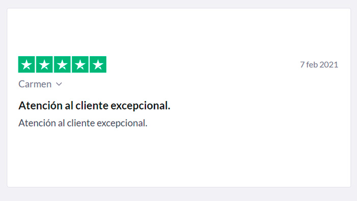 Opiniones trustpilot