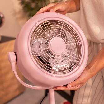 VENTILADOR PIE CECOTEC 250 PINK RETR 25W 25CM 8204