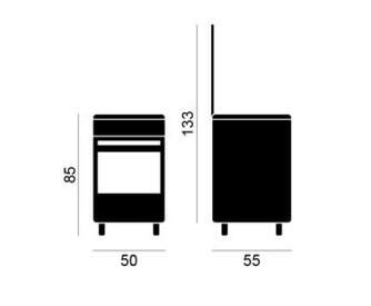 COCI. VITROKITCHEN CB5535BNE 3F 50x55 NAT.TRIPLE C