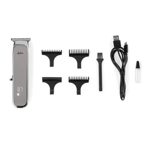 Cortapelo Jata JBCP3315 Digital - 80 min autonomía, 3 peines guía, visualizador LED, cabello 1-3 mm