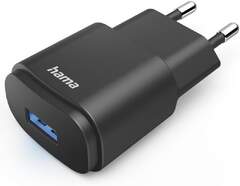 Cargador de afeitadora Hama 00201644 USB-A - 6 W, Negro