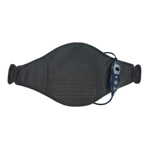 Almohadilla Solac CT8680 - Lumbar, 100 W, 51x28 cm, Temporizador, Gris