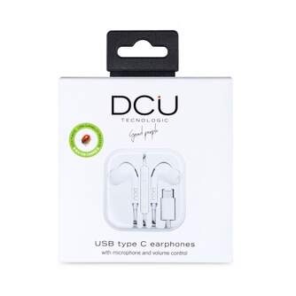 AURICULARES DCU USB TIPO C STEREO