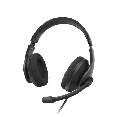 Auriculares Diadema Hama 00139935 HS-USB 300 V2 Negro - 20-20000 Hz, 32 ohmios, micr&oacute;fono