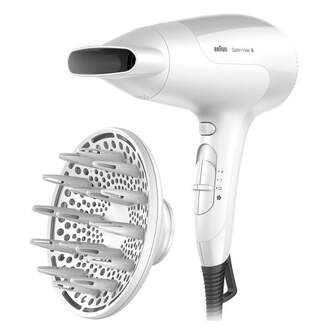 SECADOR BRAUN BRHD385E 1600W IONICA DIFU VIAJE BCO