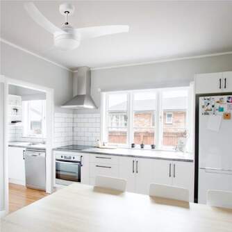 VENTILADOR TECHO U.BLUE MISTRAL 3042 106CM LUZ