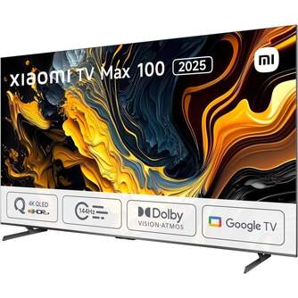TV XIAOMI 100%%%quot; MAX 2025 UHD QLED GOOGLETV 144HZ