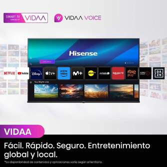 TV HISENSE 100%%%quot; 100E7NQ UHD QLED SMART TV 120HZ