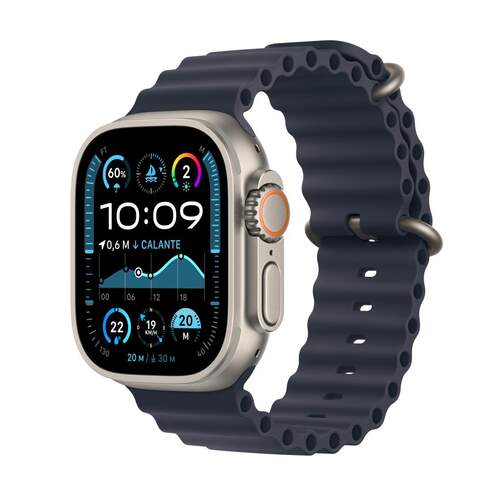 Smartwatch Apple Ultra 2 - GPS+Cellular, 49 mm, Titanio Natural, Azul