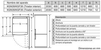 FRICOM. BALAY 3KFD766XI 203x60 NF INOX DSP