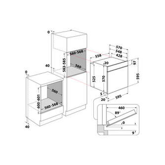 HORNO INDESIT IFW6841JPIX 71L MULTI GT PIROLITICO