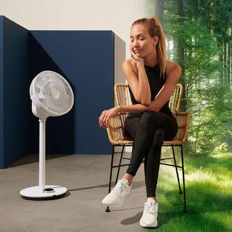 VENTILADOR PIE DUUX DXCF13 3D 26V WIFI LUZ Y BATER