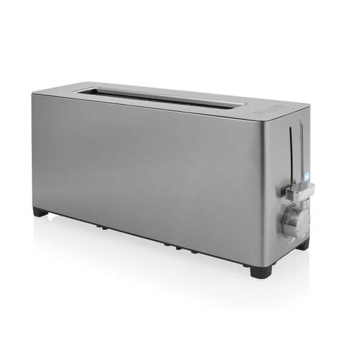 Tostador Princess 142401 - 1050W, 1 Ranura Larga, 7 Ajustes Tostado, Acero Inox