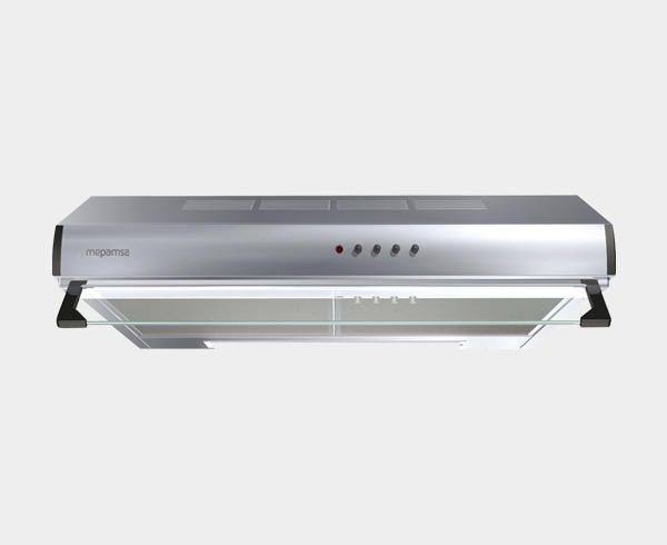 Campana extractora Mepamsa Modena 70 - Extracción máx 500m3/h, 3 Velocidades, LED,  Inox