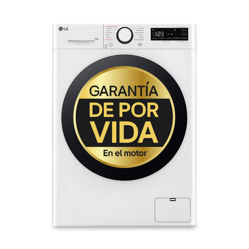 Lavadora LG F4WR6010A0W - 10 kg, 1400 rpm, Vapor, Blanco