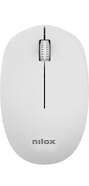 Ratón inalámbrico Nilox Blanco - 1000 DPI, 2,4 GHz, Óptico, Plug and Play