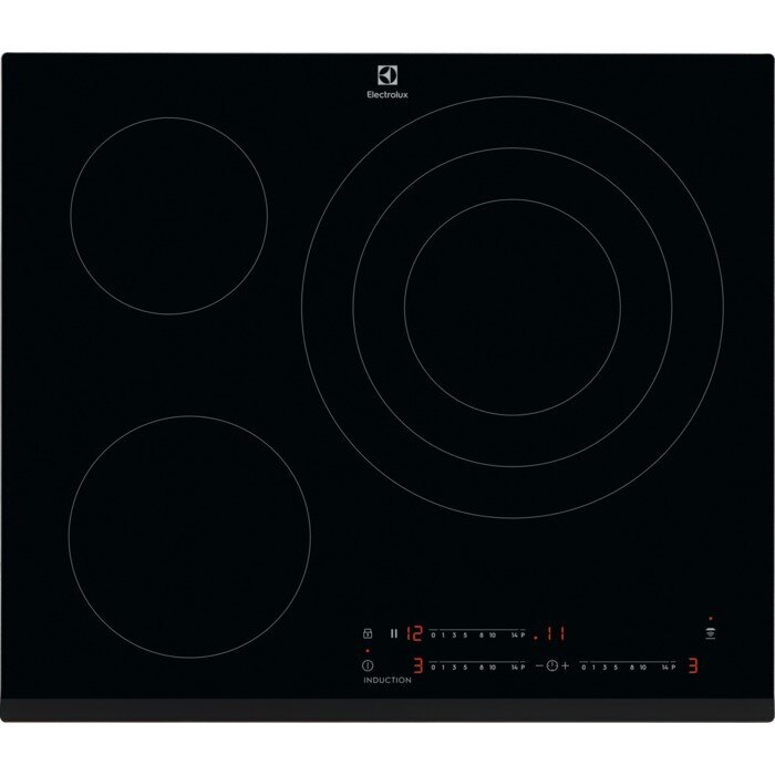 Placa Electrolux Lit60346 encimera 3 zonas 60 cm biselada negro de hobs integrado con fuegos 32 hob2hood vinculación campana temporizador independiente 1 gigante 32cm 60cm 59 induccion 60cm3 1600047340 3induccion