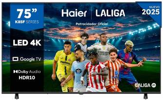 TV HAIER 75%%%quot; H75K85FUX UHD GOOGLETV DOLBY AUDIO