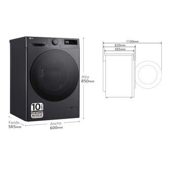 LVD.SEC. LG F4DR6009AGM 9/6K 1400R INOX A-10%/D
