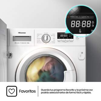 LVD.SEC. HISENSE WD3M841BWIES 8/6K INTEGRABLE