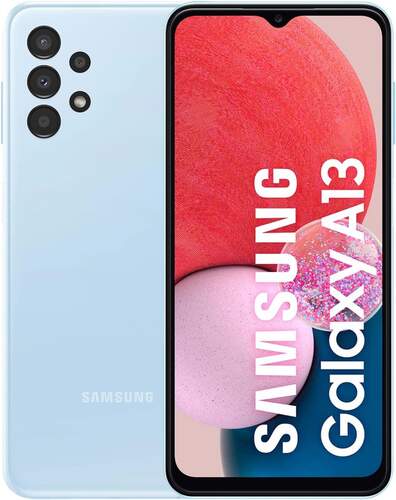 Samsung Galaxy A13 (128 GB y 4GB de RAM) color azul claro
