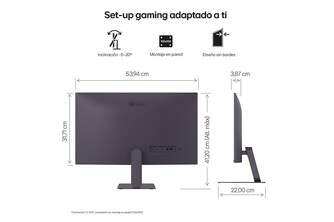 MONITOR LG 24%%%quot; 24G411A-B GAMING 144HZ 1 MS FHD