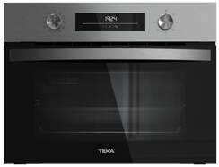Horno Compacto Teka HBC6250P 111150002 - Pirolítico,45 L, Clase A+, Inox, Negro