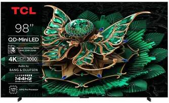 TV TCL 98%%%quot; 98C7K UHD MINILED GOOGLETV 144HZ B%%%amp;O