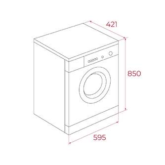 LVD. TEKA WMK10620 6K 1200R BCO 113920010