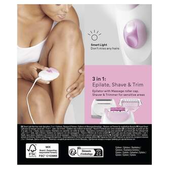 DEPIL. BRAUN SE3-031 CABLE 2 ACC RASURA Y RECORTA