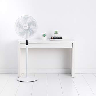 VENTILADOR PIE TAURUS ICE BRIS SIL 40CM MD DC 3EN1
