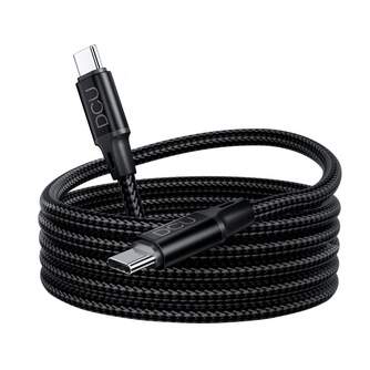 CABLE DCU USB C a USB C 60W MAGNETICO 1,5M NEGRO