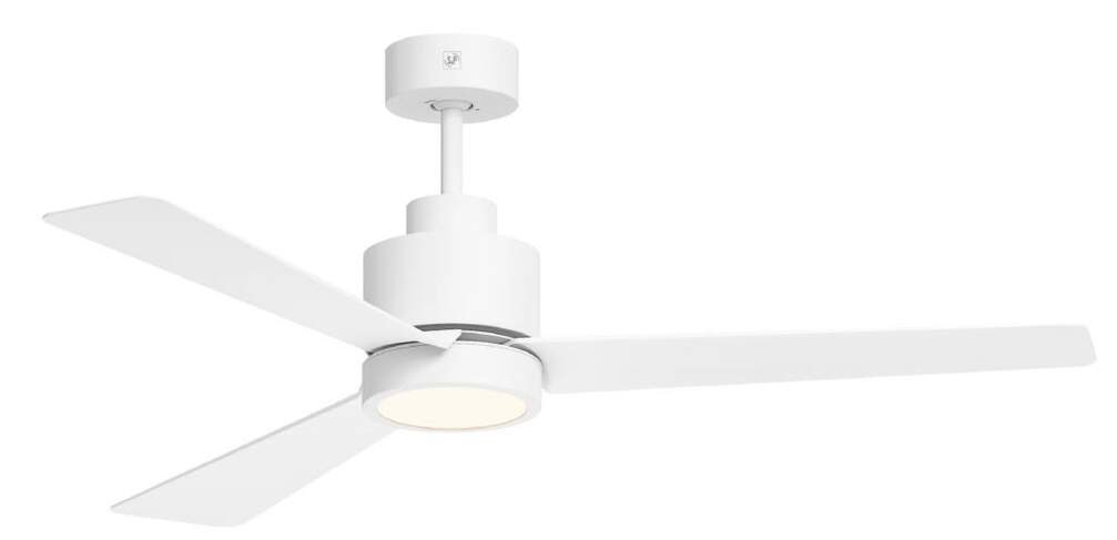 Ventilador techo S&P  HTD-130 - DC, 130 cm, con luz LED, blanco