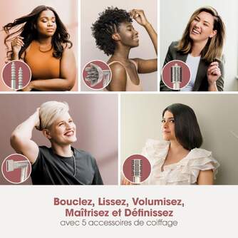 SECADOR SHARK HD446SLEU 5EN1 1400W CHAMPGNE