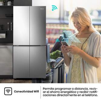 FRI. HISENSE RQ5P470SEIE 179x80x70 4P NF INOX