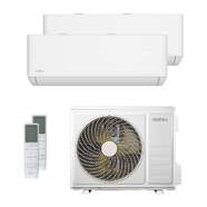 Kit Aire Acondicionado Multi Daitsu 2x1 DSM12U2KDT4 UE18 New - Clase A++/A+, 3009 frig/h, Inverter