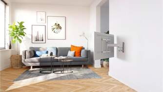 SOPORTE TV VOGEL%%%#39;S 3443 FULL MOTION  MEDIUM BLANCO