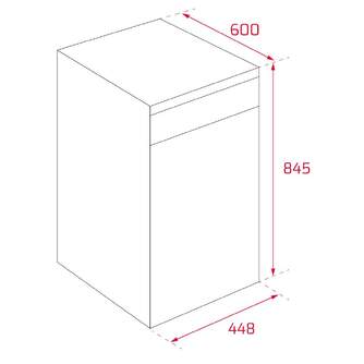 LVJ. TEKA DFS24650 45CM INOX 114320001