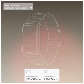 SMART BAND POLAR LOOP GEN2 GLD/BEI SIL S-M