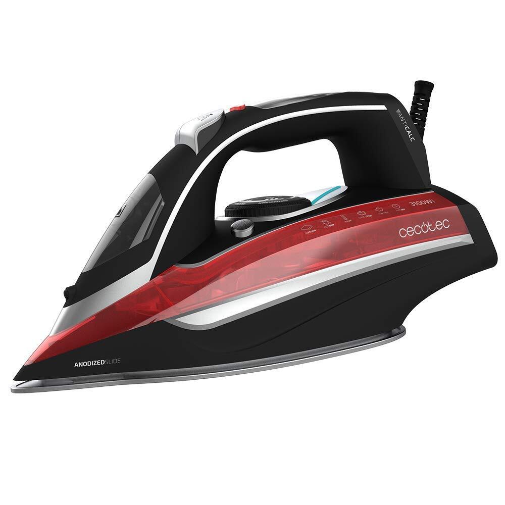 Plancha Cecotec ForceAnodized 850 - 3100W, Vapor 65gr/Golpe vapor 230gr